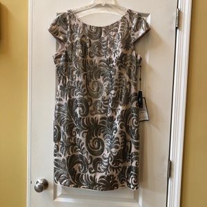 Adrianna Papell sequins dress.